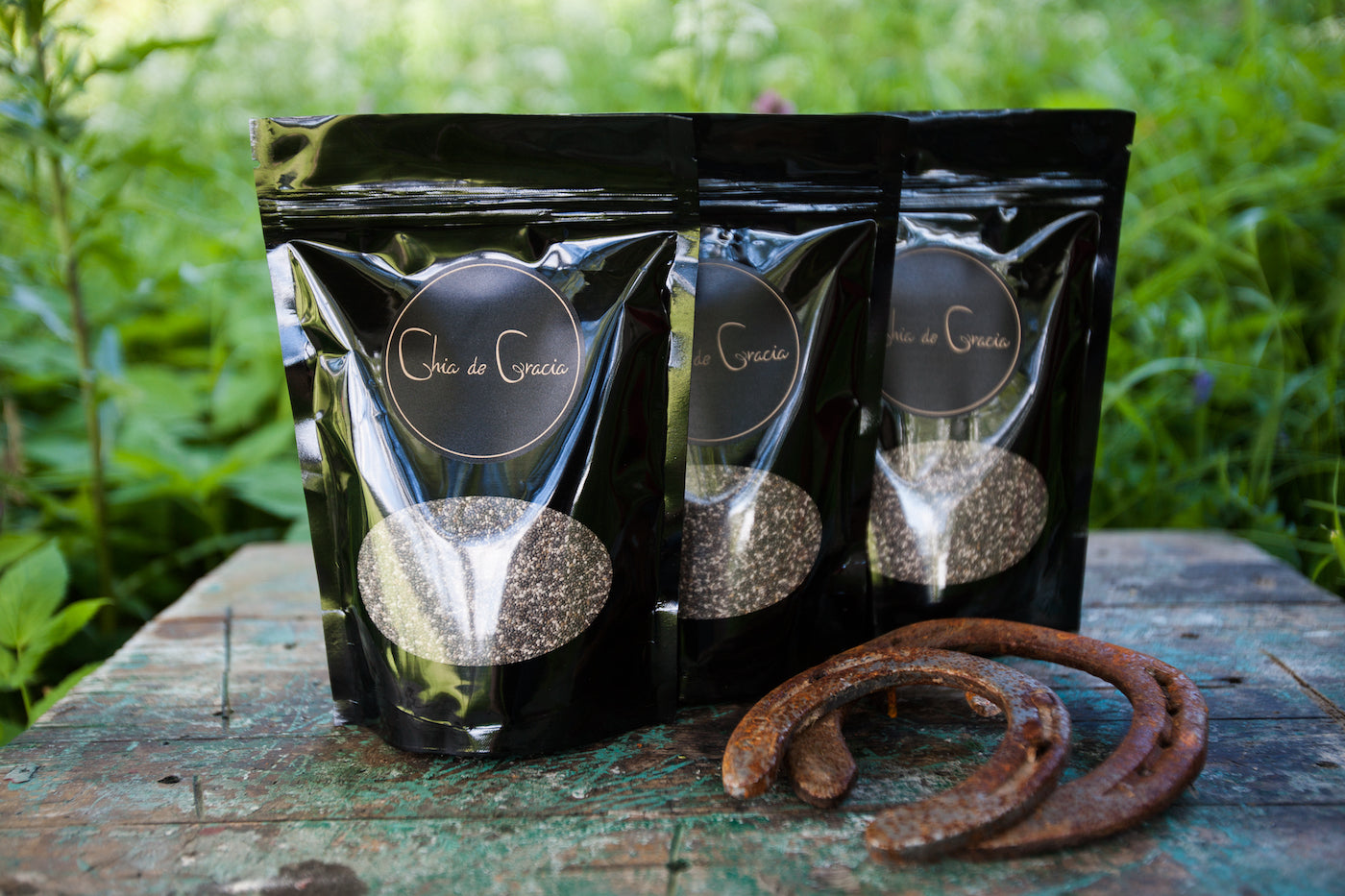Chia de Gracia chia-siemenet hevosille ja koirille
